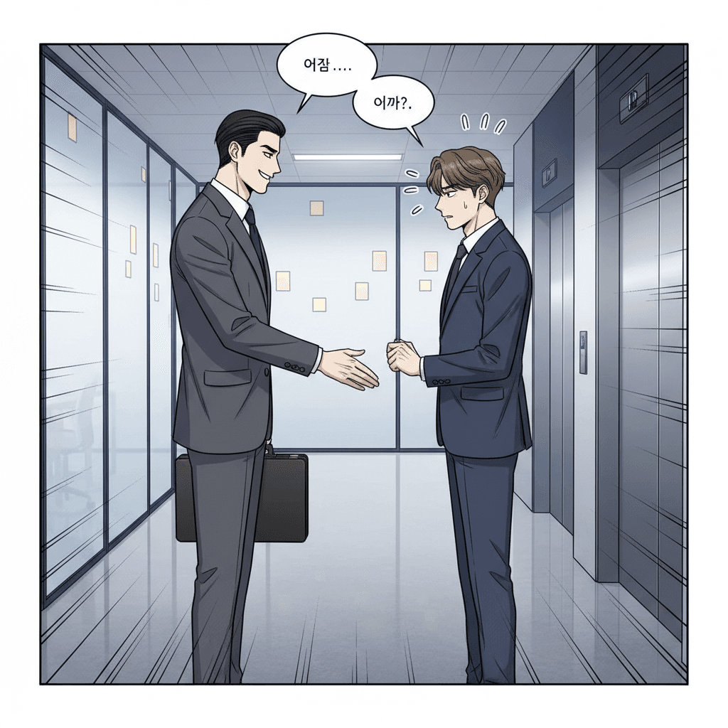복도의 만남 - Cut 16
